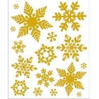 Оконное украшение "Снежинки" 15027 артикул 2068b.