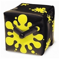 Часы-подушка настольные, 8 см Цвет: желто-черный артикул 2136b.