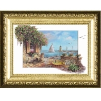 Постер "Морской берег", 13 см х 18 см артикул 2203b.