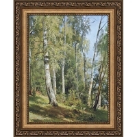 Постер "Березовая роща", 24 см х 30 см артикул 2232b.
