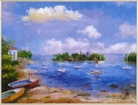 Постер "Летний день", 39 см x 29 см артикул 2267b.