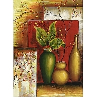 Картина-репродукция без рамки "Вазы", 50 см х 70 см 18649 артикул 2275b.